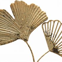 Artikel Ginkgo Deko Gold Aufhänger Vintage Metalldeko Ø16cm 3er Set Wanddekoration