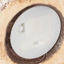 Artikel Keramik Haus Rustikal mit leuchtender LED ideal als stimmungsvolle Tischdeko 15cm 2St