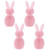 Artikel Dekohase für Ostern aus Kunststoff als Tischdekoration in Hasenform geliefert 11cm 4St