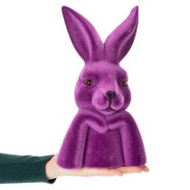 Artikel Hase Denkend Beflockt Hasenbüste Ostern 16,5×13×27cm