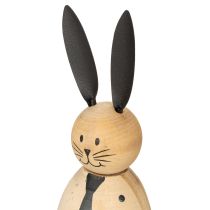 Artikel Hasen Dekofigur aus Holz Figur für ruhige und zeitlose Dekoration 15cm 2St