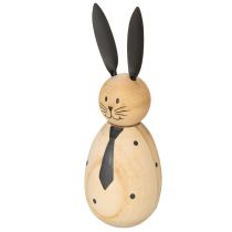 Artikel Hasen Dekofigur aus Holz Figur für ruhige und zeitlose Dekoration 15cm 2St