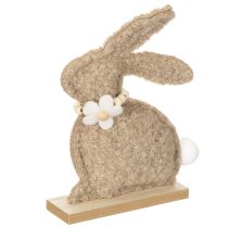 Artikel Osterhase Figur Frühling Tierdeko für Wohnzimmer und Tisch 18cm 6St