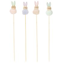 Artikel Flauschige Osterhasen Figuren für fröhliche Osterfeier Raumdekoration 34cm 12 St