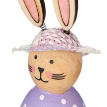 Artikel Osterhasen Tischdeko für Frühling Deko Hasen mit Hut 7cm 9St