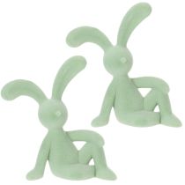 Artikel Osterhase Dekofigur für stilvolle Wohnraumdekoration und Ostern 22cm 2St