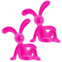 Artikel Deko Hase sitzend als Frühlingsdeko Highlight für Wohnzimmer oder Büro 22cm 2St