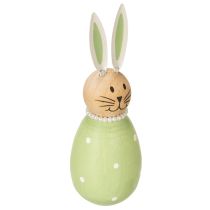 Artikel Dekorative Hasenfiguren im Ei Design für frühlingshafte Wohnraumdekoration 12cm 3St