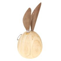 Artikel Hasen Dekofigur in Ei-Form mit Charakter für frühlingshafte und saisonale Dekoration 14cm 3St