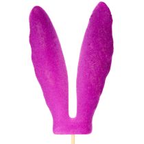 Artikel Hasenohren Beflockte Osterdeko am Stab als stimmungsvolle Blumenstecker 31cm 4St