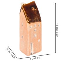 Artikel Dekohaus Keramik Miniatur Häuschen Fenster 14cm 3St