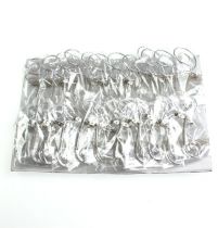 Artikel Hochzeitsanstecker mit Perlen, Silber 8cm 24 St