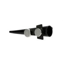 Artikel Herrenanstecker mit Magnet Schwarz, matt