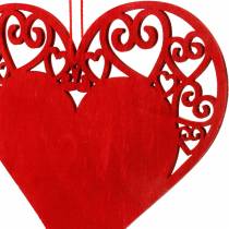 Herz zum Hängen, Hochzeitsdeko, Schmuckanhänger Herz, Herzdeko, Valentinstag 12St