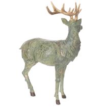 Artikel Hirschfigur Dekoration stehend detailreich 43cm