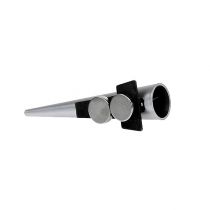 Artikel Hochzeitsanstecker mit Magnet, matt Silber 7cm