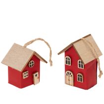 Artikel Hängedeko Haus Set Skandi Stil 7cm 6St