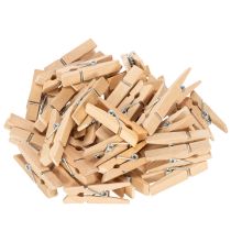 Artikel Holzklammer Mini Wäscheklammer Deko Klammer 3,5cm 50 St