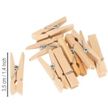Artikel Holzklammer Mini Wäscheklammer Deko Klammer 3,5cm 50 St