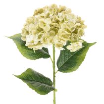 Artikel Künstliche Hortensie Blume mit langem Stiel und Blättern 60cm