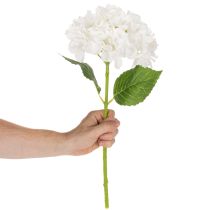 Artikel Kunstblume Hortensie  mit langem Stiel für Dekoration 48cm
