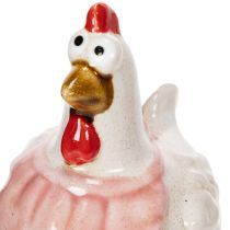 Artikel Keramik Hühnerfiguren fürs Wohnzimmer Süße Oster Tischdekoration für zu Hause 11cm 2St