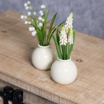 Artikel Hyazinthen Kunstblumen Vase für elegante Tischdekoration und stilvollen Look 20cm