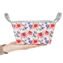 Artikel Jardiniere Frühling Blumenkasten Metall Deko 20×12,5×10cm