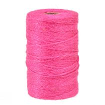 Artikel Juteband Jutekordel Band Jute Fuchsia Ø2mm 200m