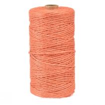 Juteband Jutekordel Band Jute Orange Ø3mm 200m