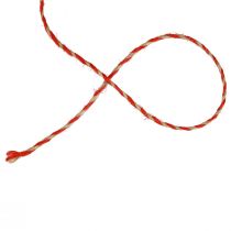 Artikel Juteband Jutekordel Jute-Schnur Rot Naturfarben Ø2,5mm 200m