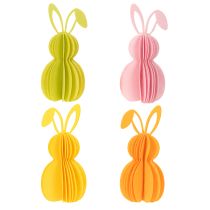 Artikel Dekorativer Hase als Filzfigur zum Aufhängen für frühlingshafte Dekoration 20cm 4St