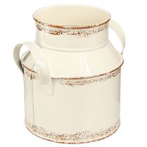Artikel Kanne Metall Deko „Original 1982“ Creme Rost H16cm 2St