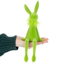 Artikel Osterhase Dekoration Kantenhocker Sitzende Figur aus Kunststoff für Frühling 27cm 2St
