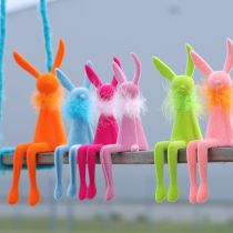 Artikel Osterhasen Kantenhocker Sitzende Osterhasen Figur für Ostern und Frühling 27cm 2St