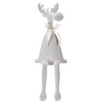 Artikel Weihnachtsfigur Rentier mit langen Beinen Kantenhocker 54cm