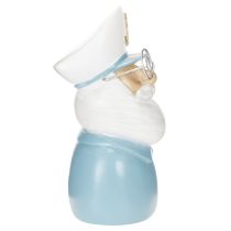 Artikel Kapitän Figur maritime Deko mit Brille und Mütze 16cm