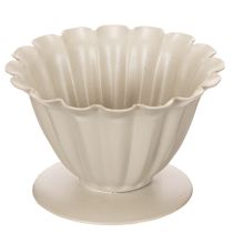Artikel Schale Pokal Blütenkelch Cremefarbene Deko 9cm