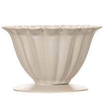 Artikel Schale Pokal Blütenkelch Cremefarbene Deko 9cm