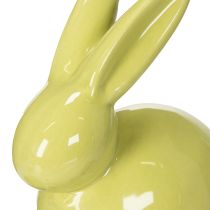 Artikel Keramikhase Hase Deko Figur für stilvolle Ostern 11×6,5×12,5cm 3St