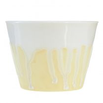 Artikel Citronella Kerze im Topf Keramik Gelb Creme Ø8,5cm
