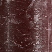 Artikel Luxus Burgund Stumpenkerzen 2er-Set Durchgefärbt 85x200mm für Romantik & Deko