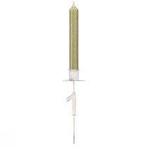 Artikel Kerzenhalter Advent mit Dorn und Zahlen Weiß H11cm 4 St