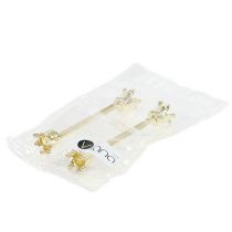 Artikel Kerzenhalter Krone Gold 4 St