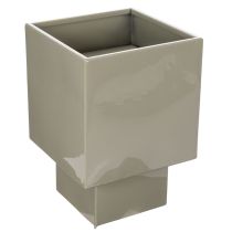 Artikel Würfel-Pflanzgefäß Grün 22cm mit erhöhtem Stand