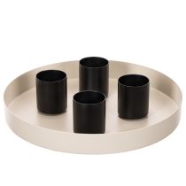 Artikel Stabkerzenhalter mit Magnet Matt 4cm 4St