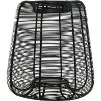 Artikel Kerzenhalter Schwarz Metall Korb Kerzenständer Ø24cm H26cm