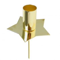 Artikel Kerzenhalter Stern Gold Ø2,2cm 4St
