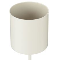 Artikel Kerzenhalter für dicke Stabkerzen Metall Beige 3,8×14cm 4 St