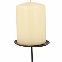 Artikel Kerzenhalter Braun Ø6cm 4 St